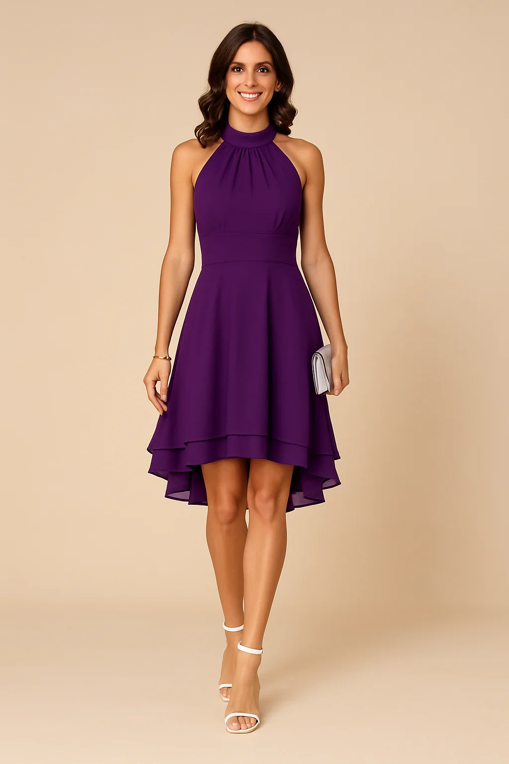 Addison | Elegancka sukienka z rozkloszowanym dołem - Image 4