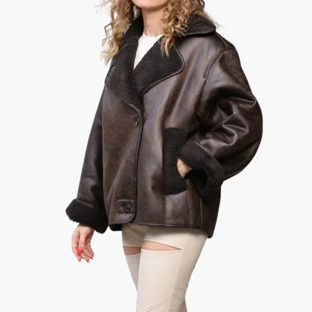 Adelina - Veste femme avec col à revers et doublure synthétique - Image 3