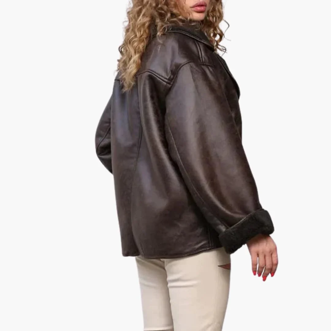 Adelina - Veste femme avec col à revers et doublure synthétique - Image 4