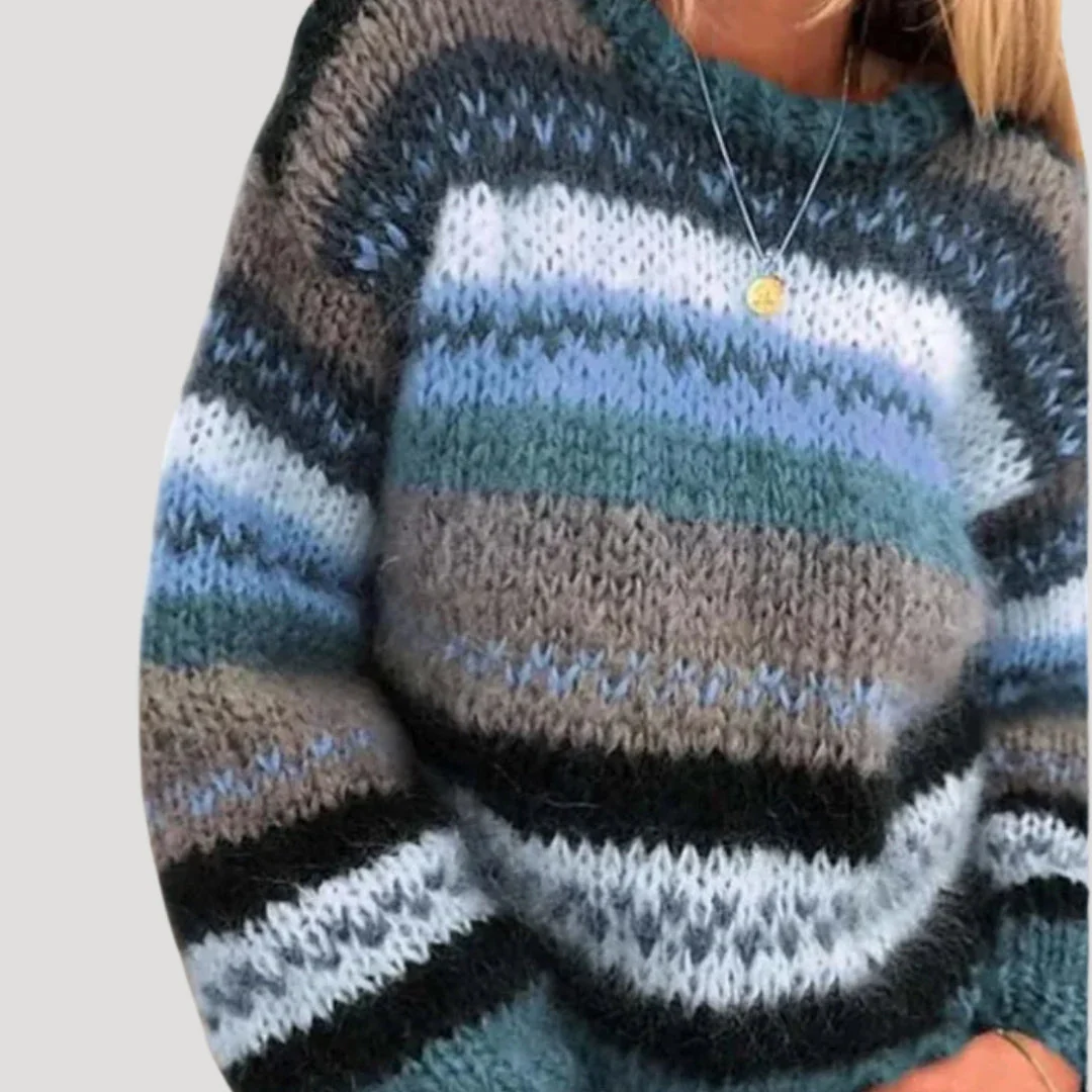 Alanna - Oversize’owy dzianinowy damski sweter – zimowy - Image 3