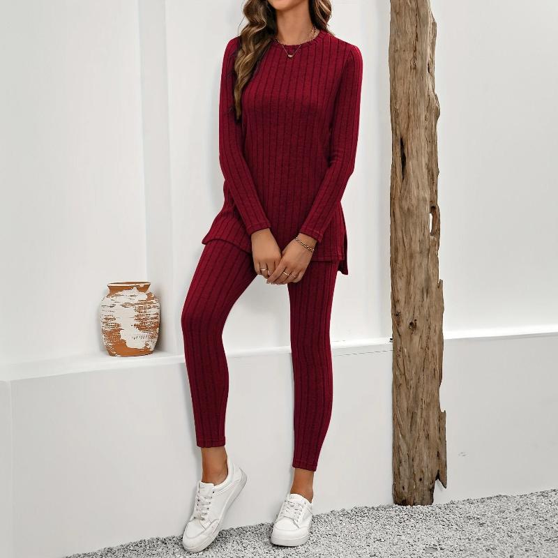 Alessia - Komplet domowy z dłuższym topem - Image 3