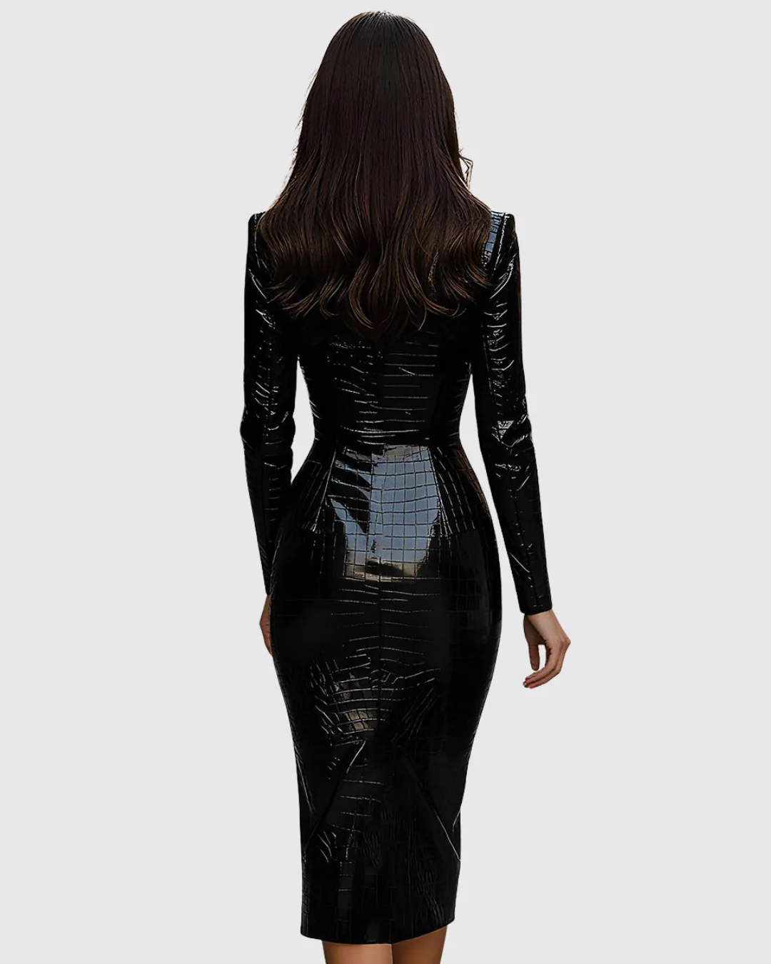 Angelina | Damska elegancka sukienka midi - Image 3