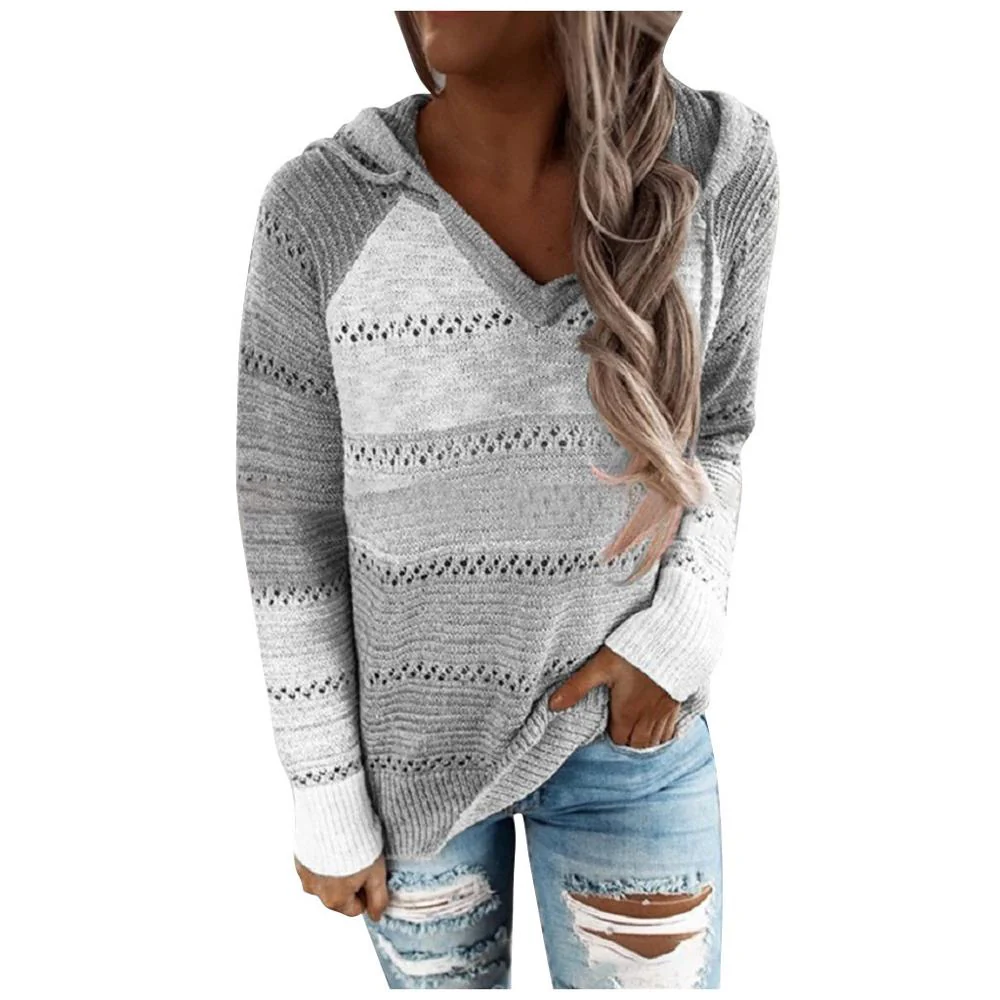 Aveline - Damski Sweter z Kapturem w Stylu Boho - Image 10