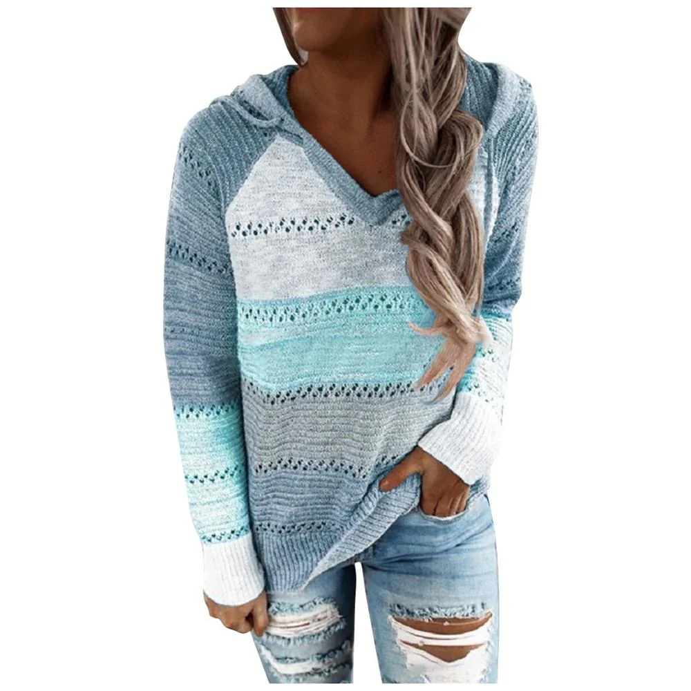 Aveline - Damski Sweter z Kapturem w Stylu Boho - Image 11