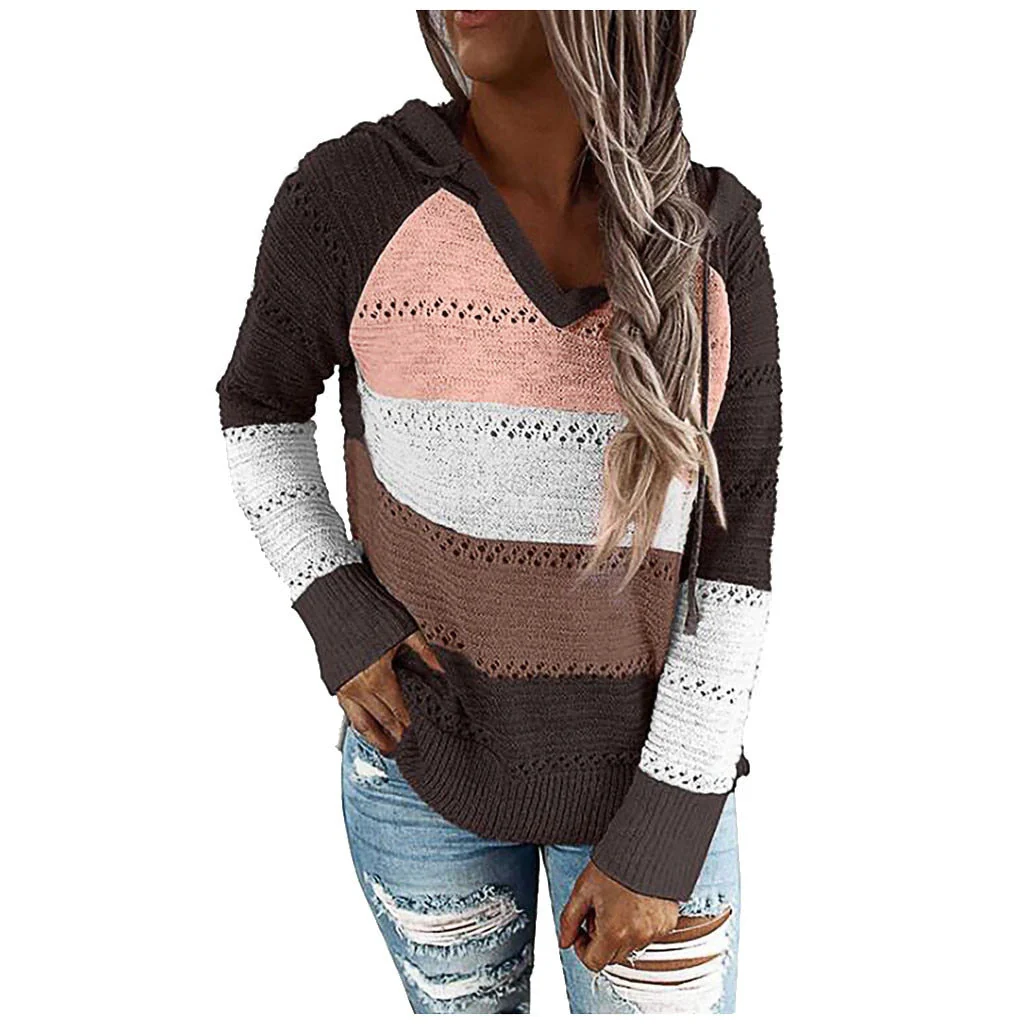 Aveline - Damski Sweter z Kapturem w Stylu Boho - Image 12