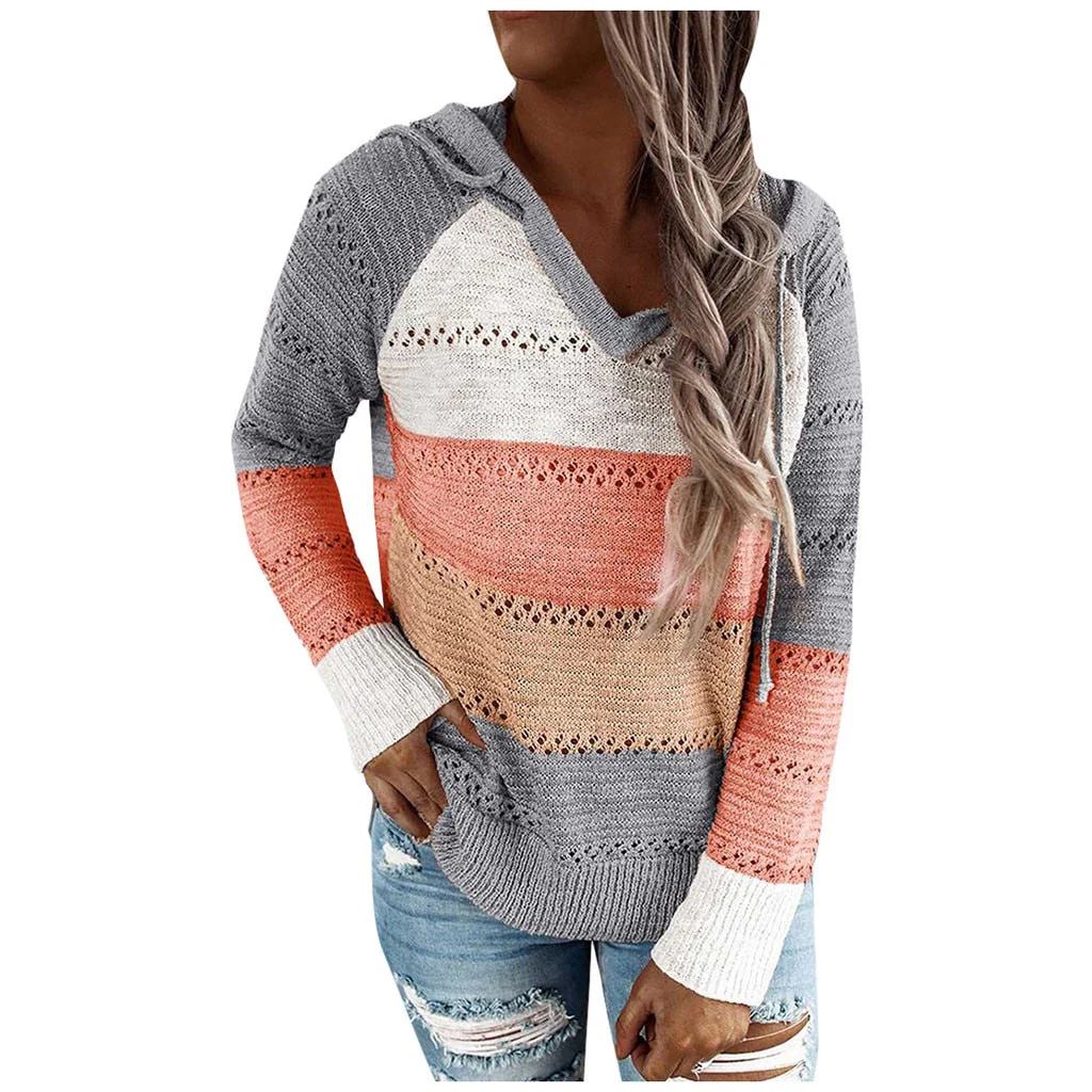 Aveline - Damski Sweter z Kapturem w Stylu Boho - Image 6