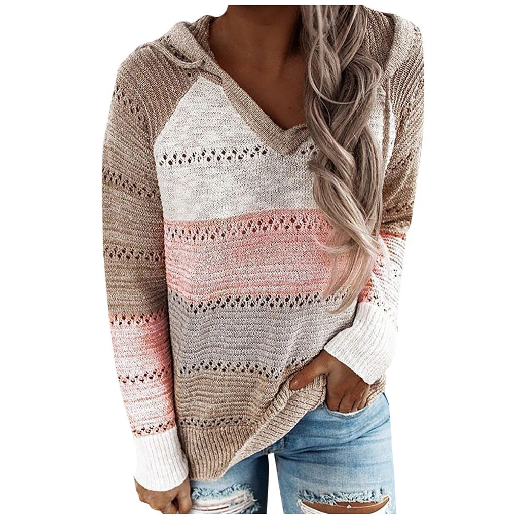 Aveline - Damski Sweter z Kapturem w Stylu Boho - Image 7