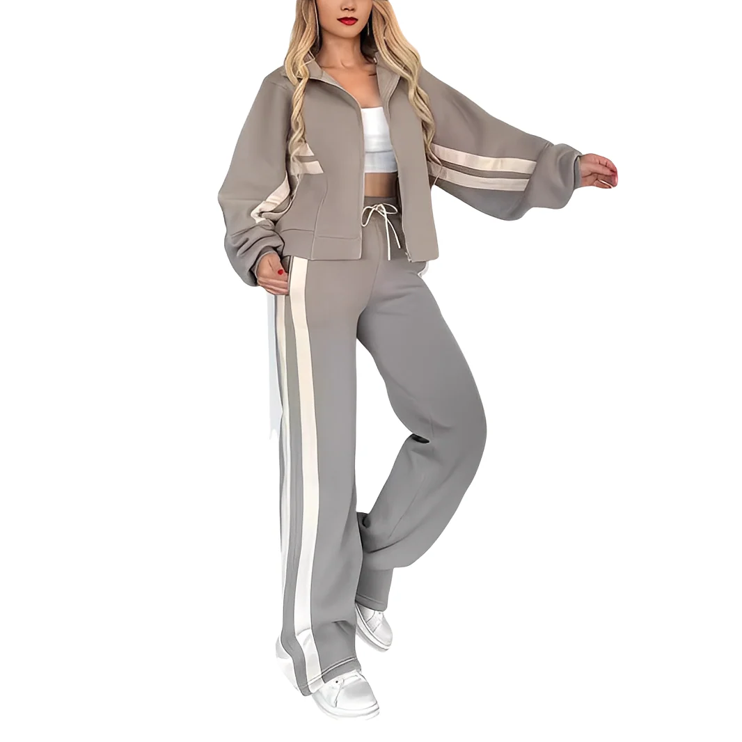 Barbara - Stylowy damski zestaw sportowy złożony z dwóch części - Image 2