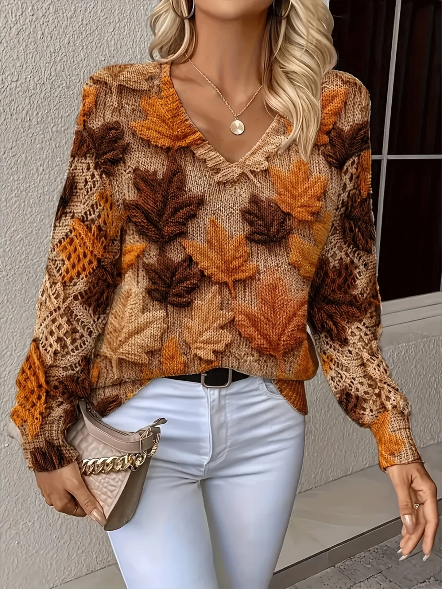 Berenice - Stylowy sweter z kwiatowym wzorem dla kobiet - Image 7