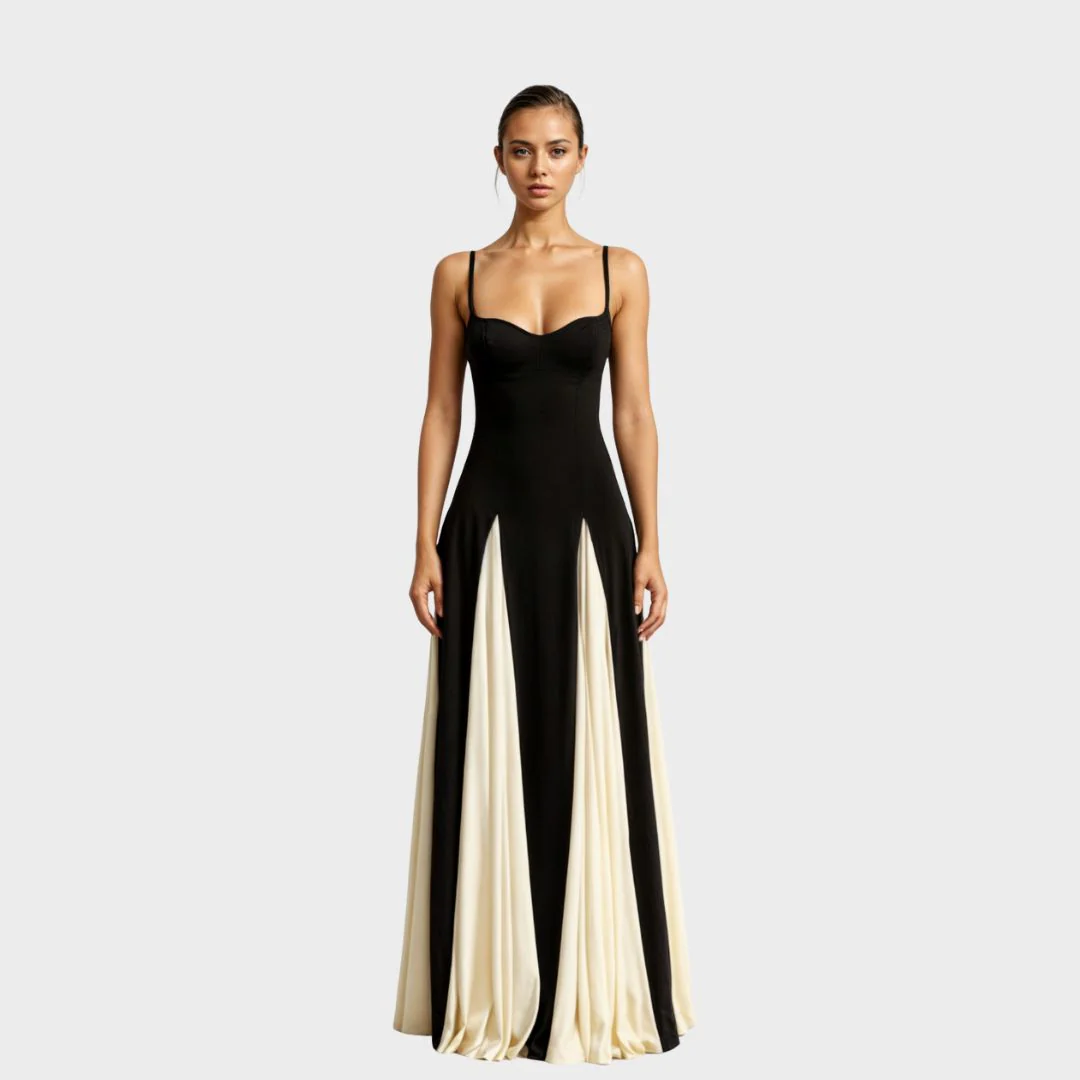 Cary | Damska elegancka sukienka maxi