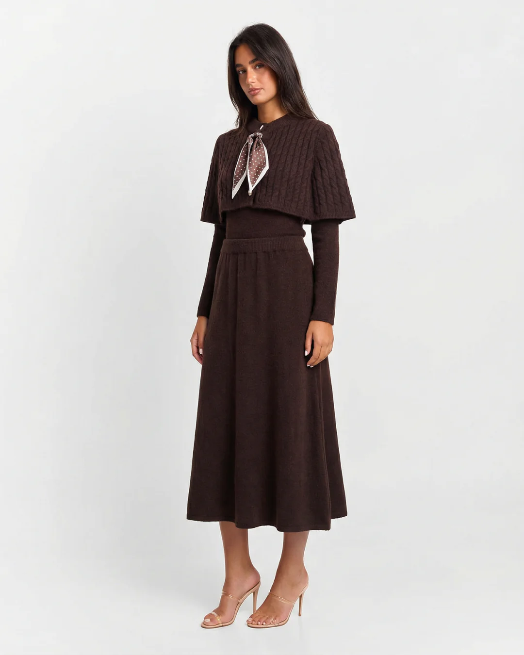 Claudia | Elegancki dzianinowy komplet damski co-ord, stylowy i wygodny
