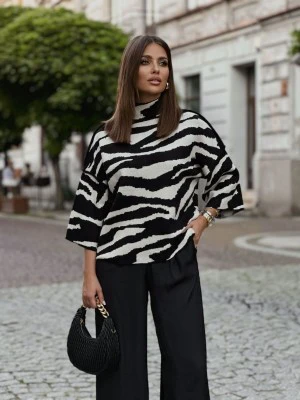 Dana | Oversizedowy sweter w zebry - Image 8