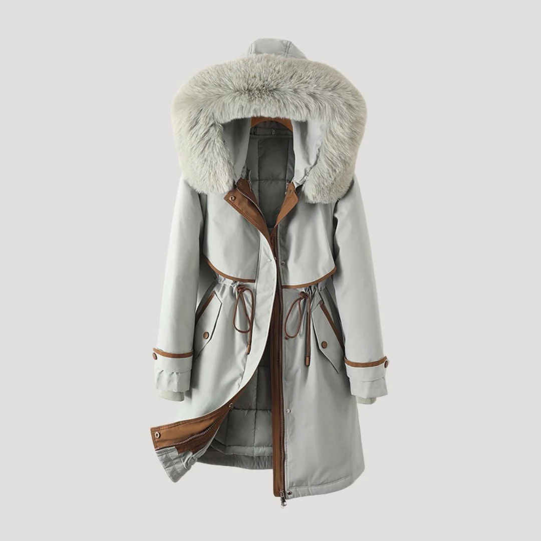 Darla - Długa damska parka z futrem – zimowa - Image 2