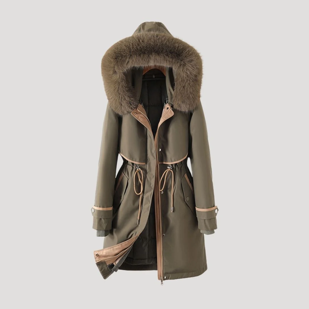 Darla - Długa damska parka z futrem – zimowa - Image 3