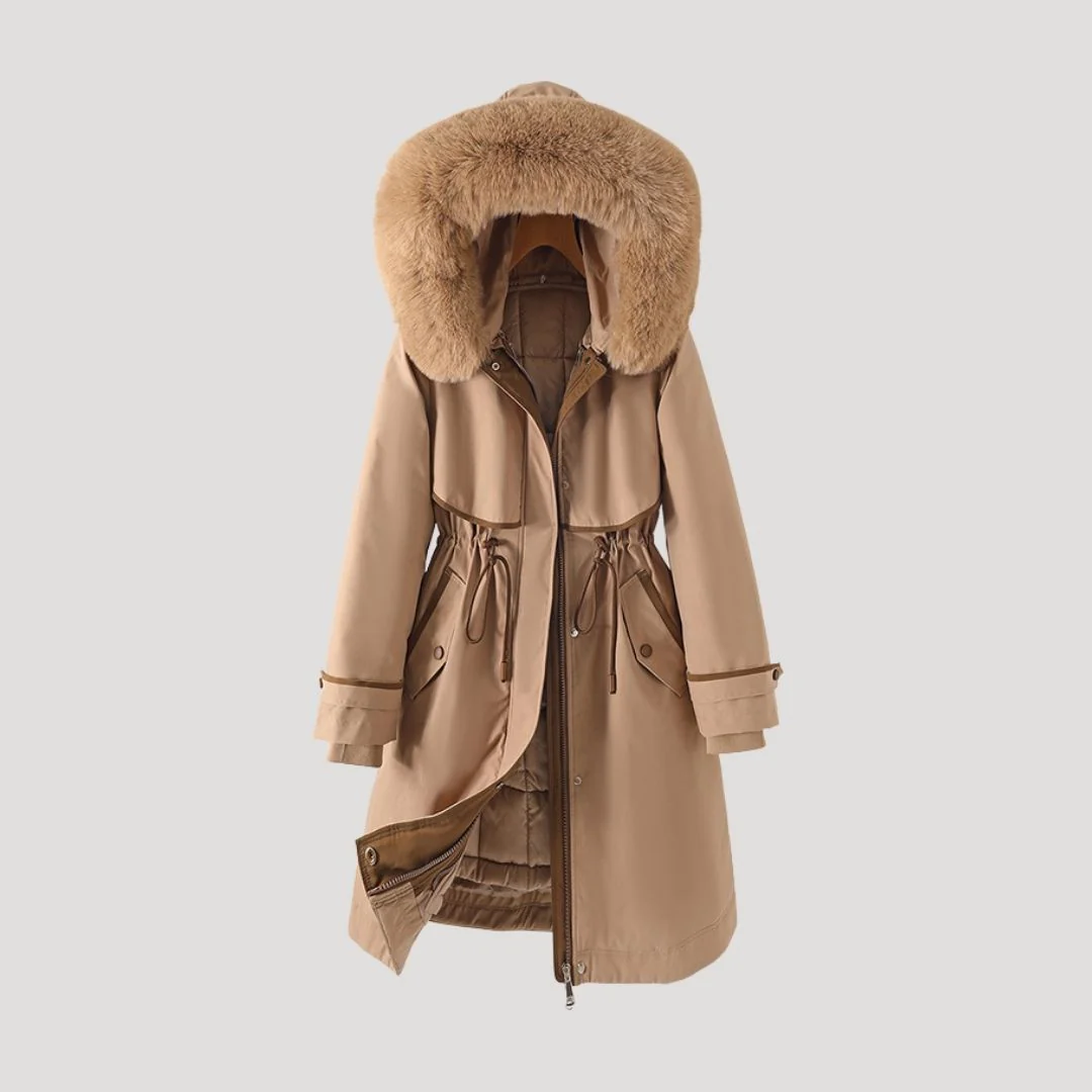 Darla - Długa damska parka z futrem – zimowa - Image 4