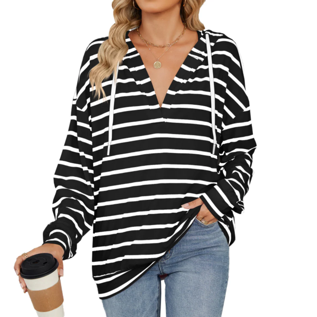Deborah - Bluza w Luźnym Kroju – Casualowa Bluza z Długim Rękawem - Image 4
