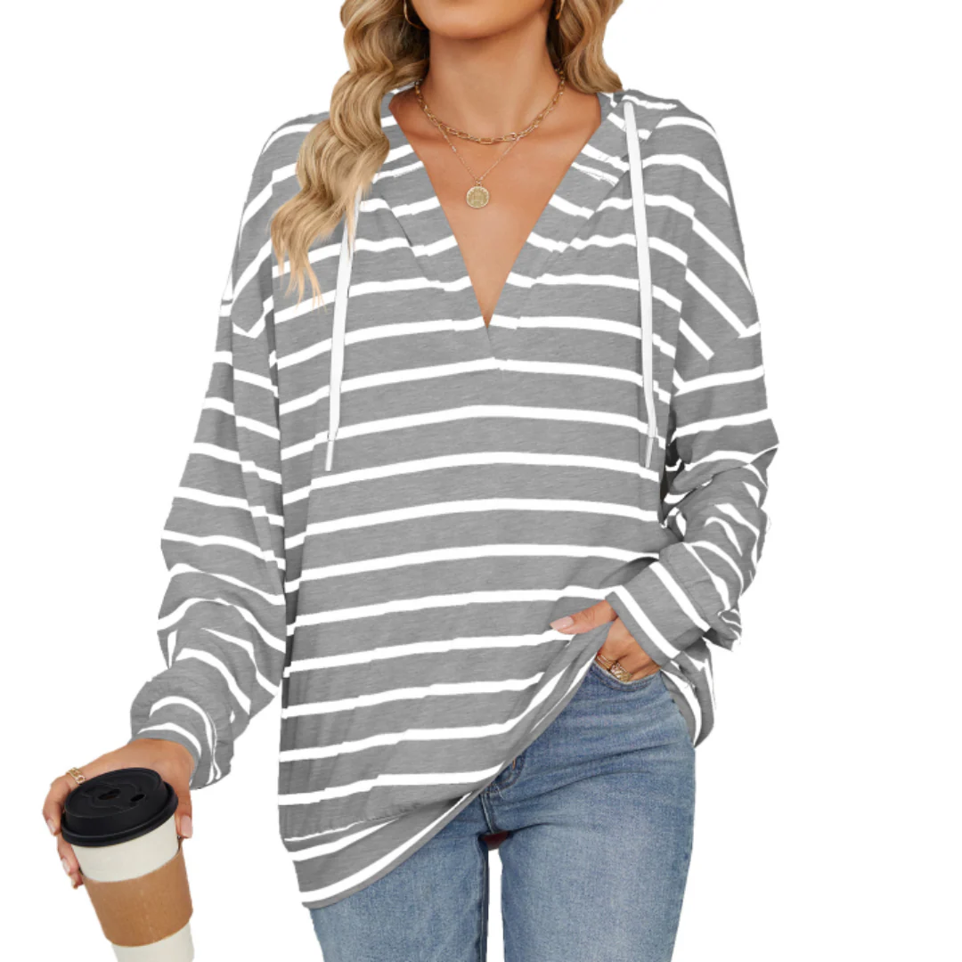 Deborah - Bluza w Luźnym Kroju – Casualowa Bluza z Długim Rękawem - Image 5