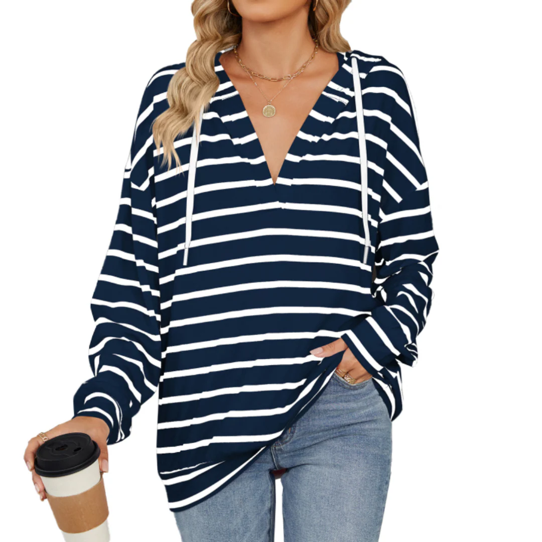 Deborah - Bluza w Luźnym Kroju – Casualowa Bluza z Długim Rękawem - Image 6