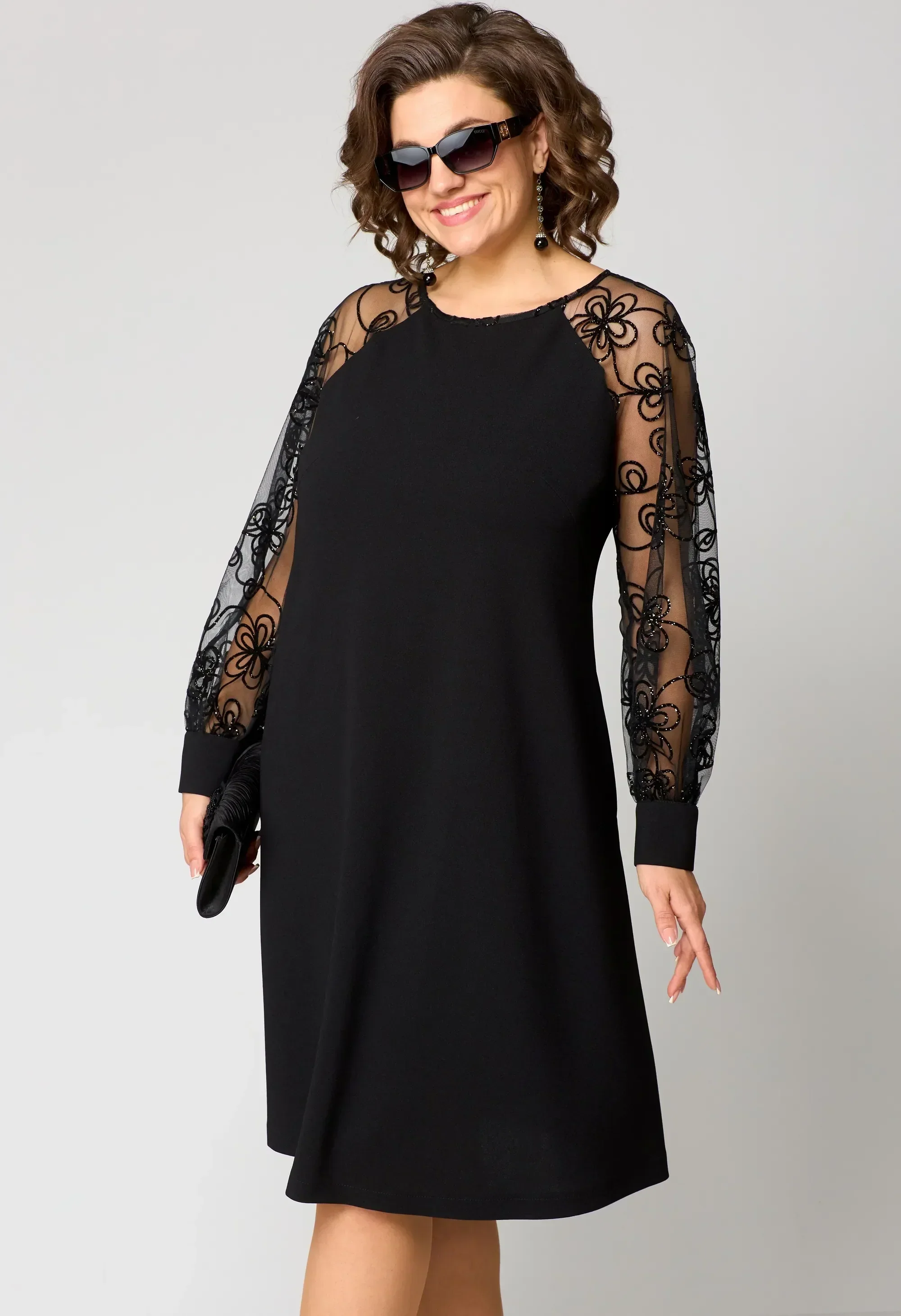 Donna | Damska elegancka sukienka koronkowa - Image 2