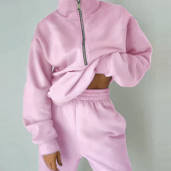Elodie - Damski Luźny Dres | Z Półgolfem i Zamkiem - Image 7