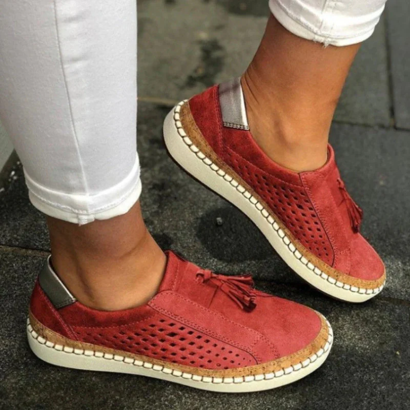 Elvina - Damska ortopedyczne buty wsuwane | Oddychające - Image 2