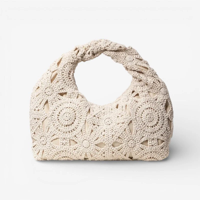 Erika | Torebka damska szydełkowa ażurowa mini elegancka - Image 2