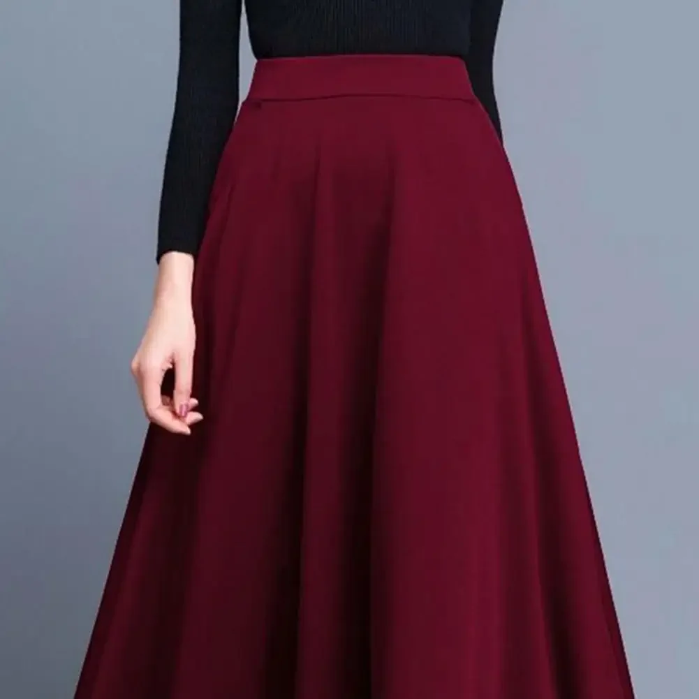 Hattie - Bordowa spódnica maxi - Image 2