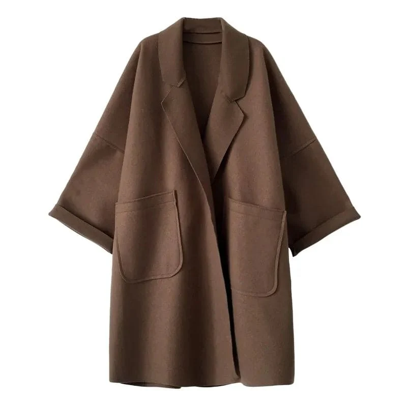 Helena | Oversizowy płaszcz damski w klasycznym stylu - Image 6