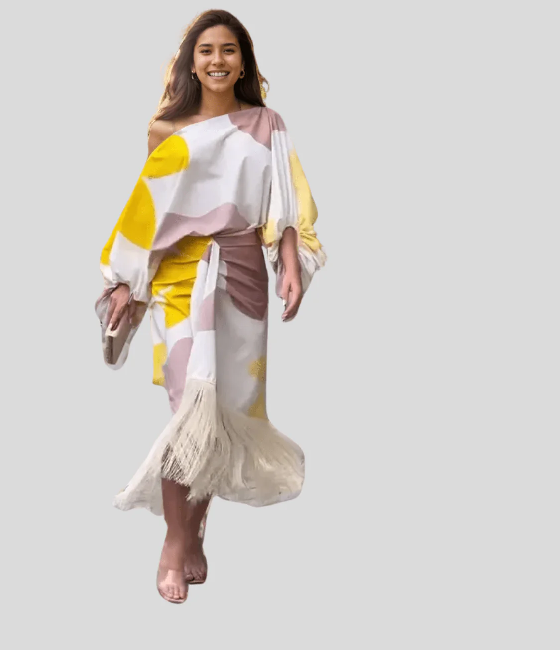 Jenna | Wydrukowany Zestaw Dwuczęściowy | Dopasowany, Lekka Tkanina - Image 2