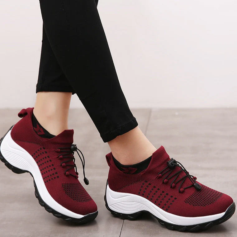Julia - Damska Ortopedyczne Sneakersy | Szerokie Dopasowanie