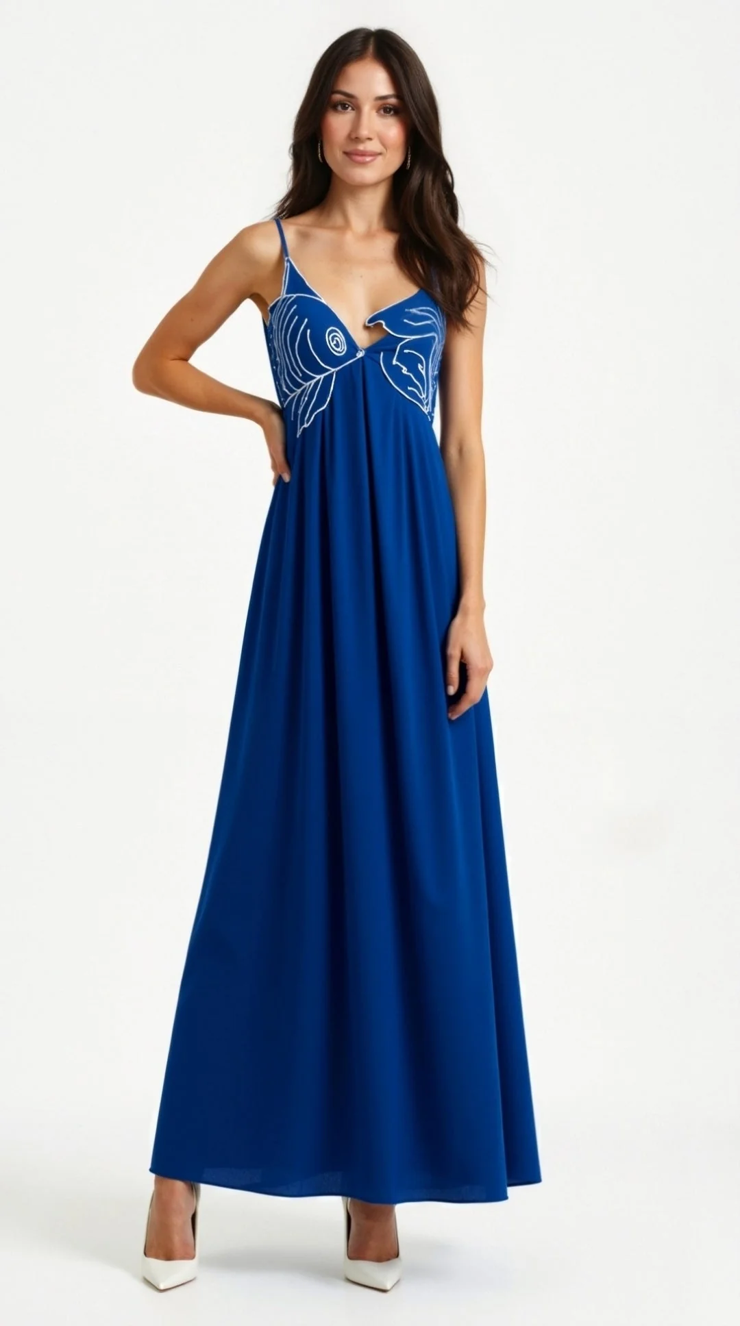 Julia - Damska Sukienki Wieczorowe Maxi | Bez Rękawów - Image 7