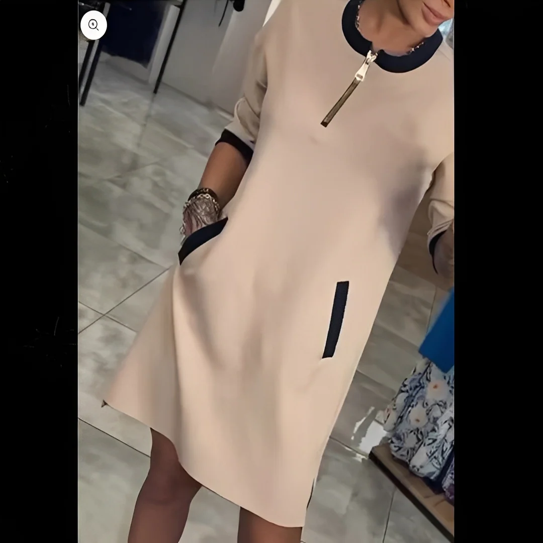 Karlee - Elegancka sukienka z długimi rękawami dla kobiet