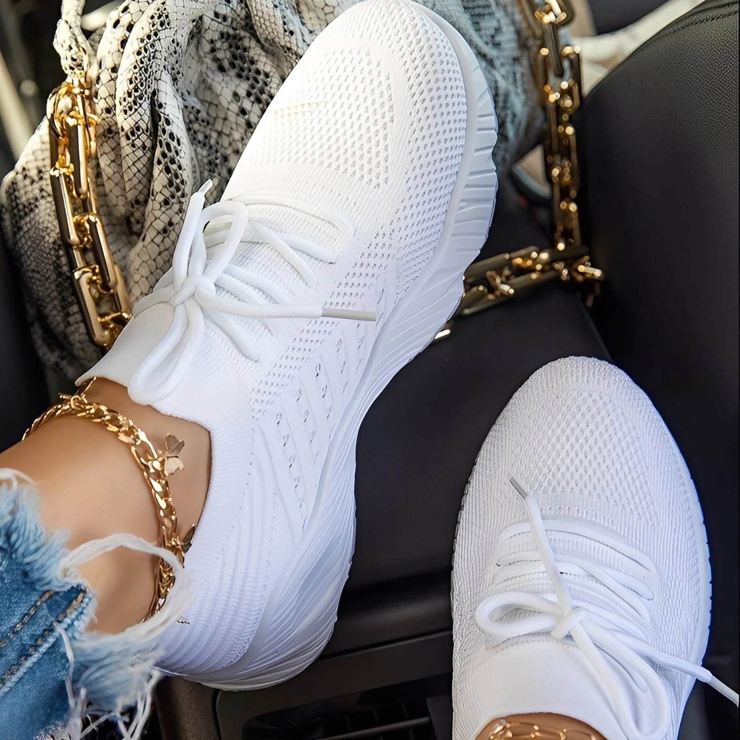 Karolyn - Damskie buty ortopedyczne z siatki - Image 3