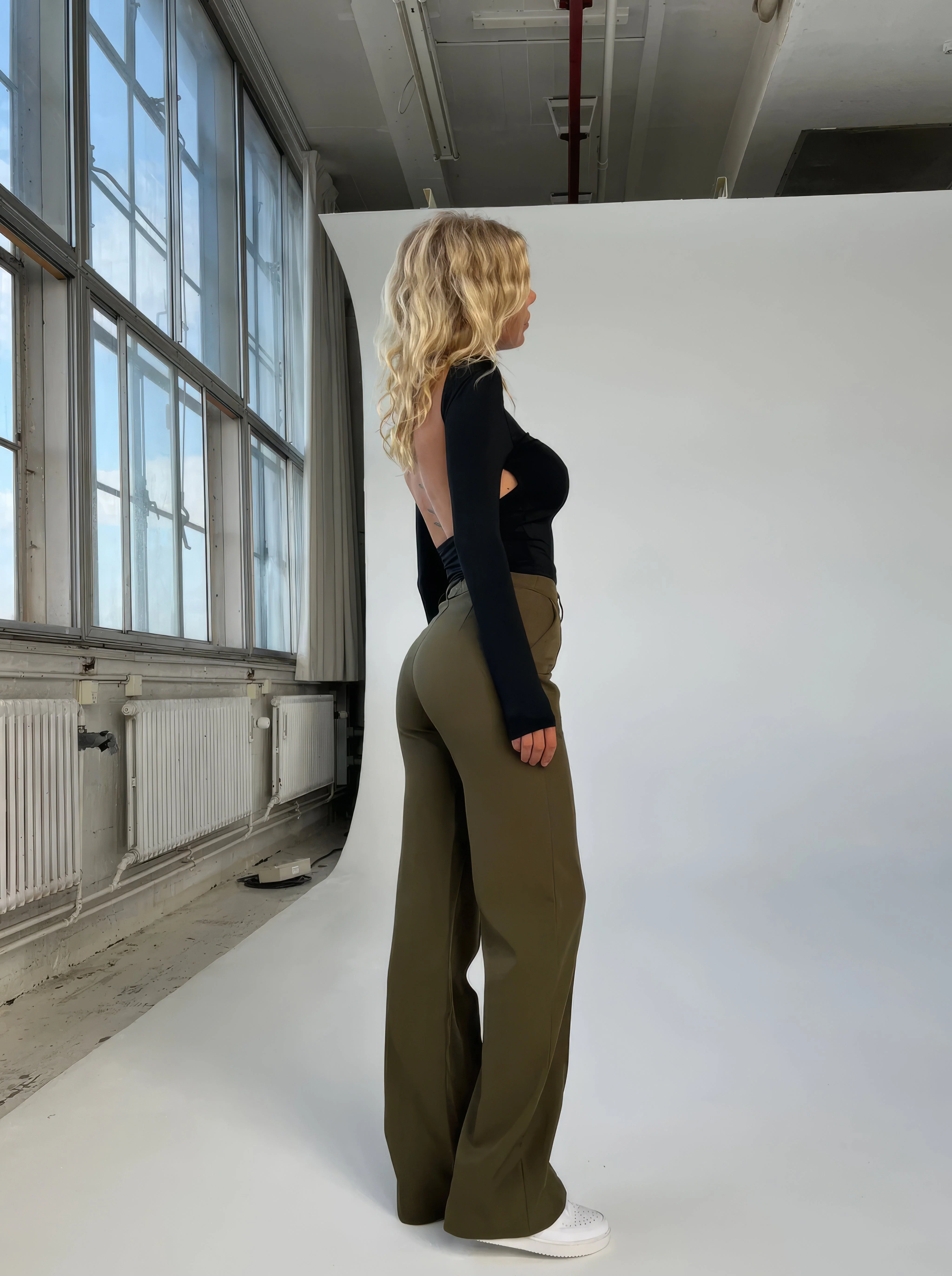 Lena | Eleganckie spodnie damskie z wysokim stanem - Image 15