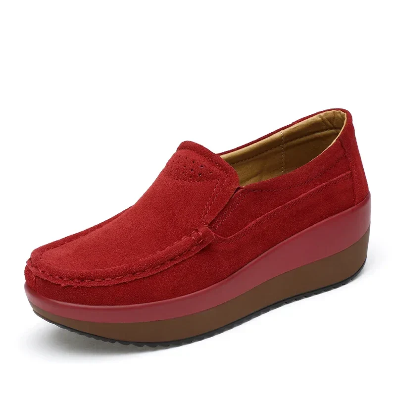 Lunaris - Damskie ortopedyczne buty wsuwane na koturnie – wygodne półbuty z miękką podeszwą - Image 9