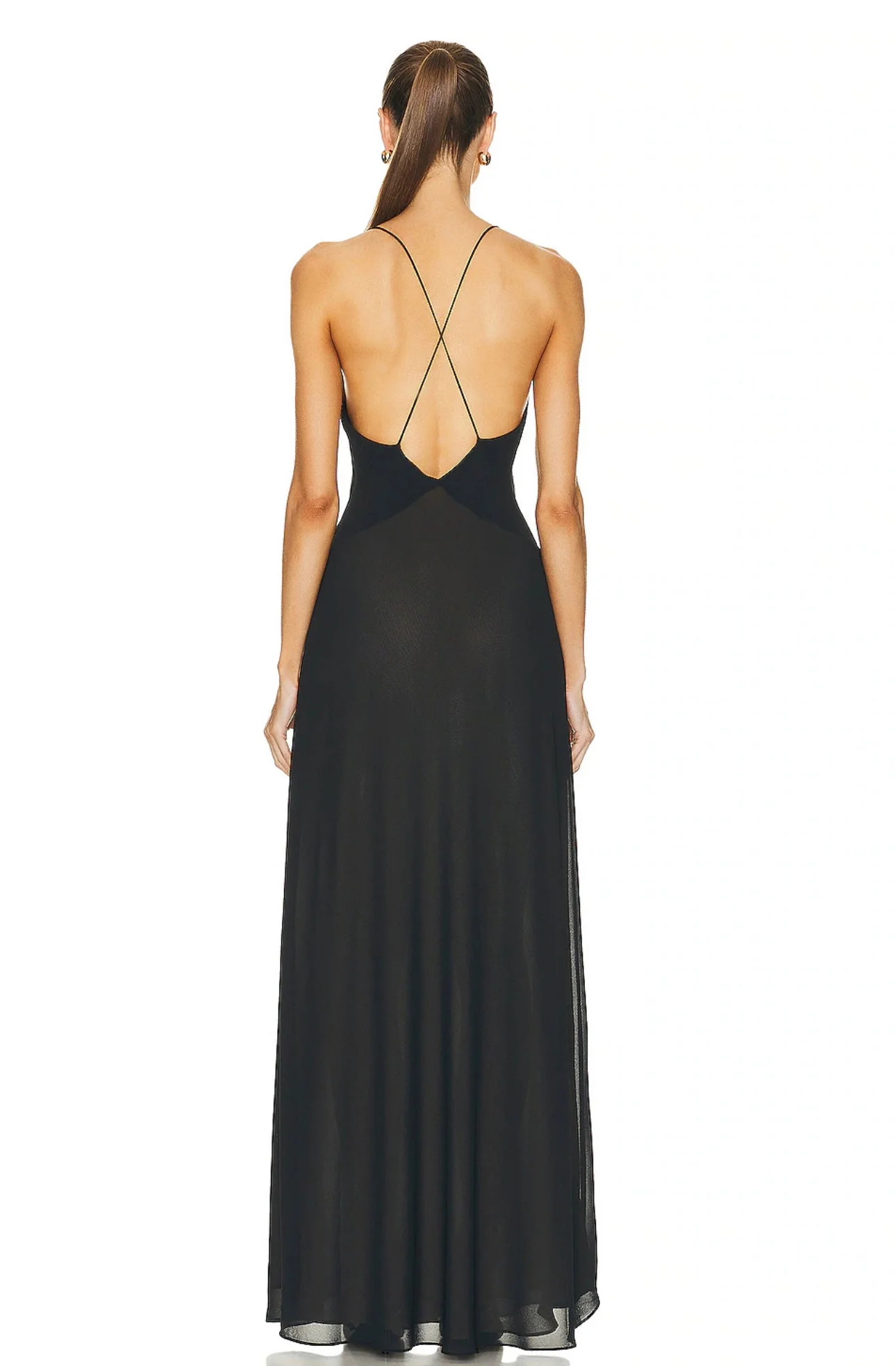 Magdalena | Suknia damska maxi, transparentna w stylu bieliźnianym - Image 2