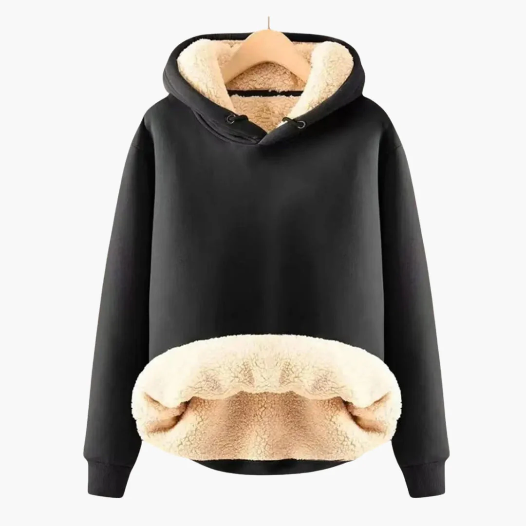 Malwina - Bluza z kapturem dla kobiet z podszewką Sherpa - Image 2