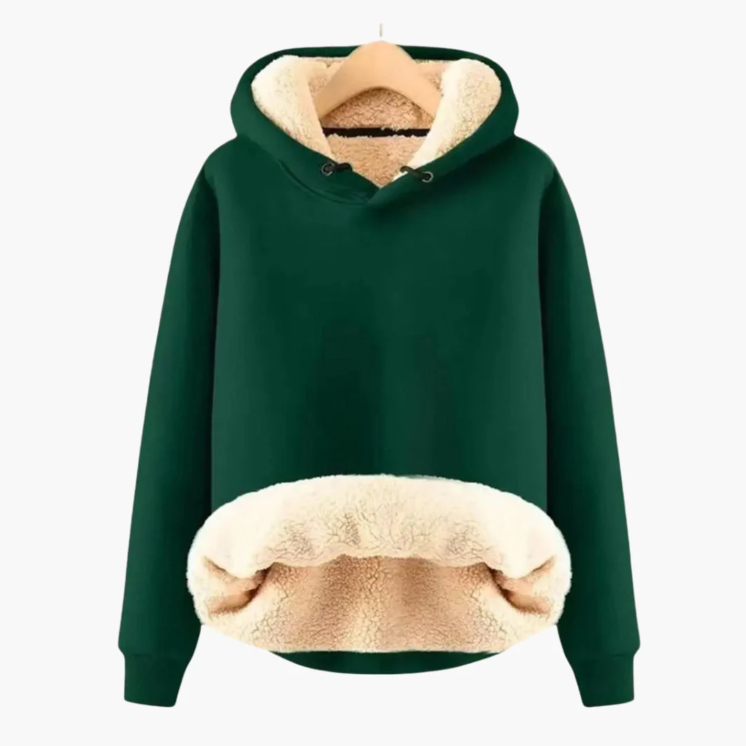 Malwina - Bluza z kapturem dla kobiet z podszewką Sherpa - Image 3