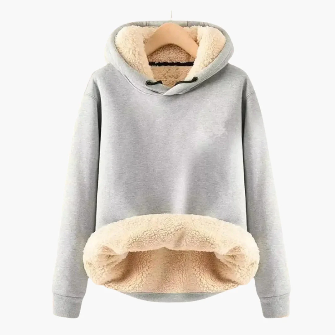 Malwina - Bluza z kapturem dla kobiet z podszewką Sherpa - Image 4