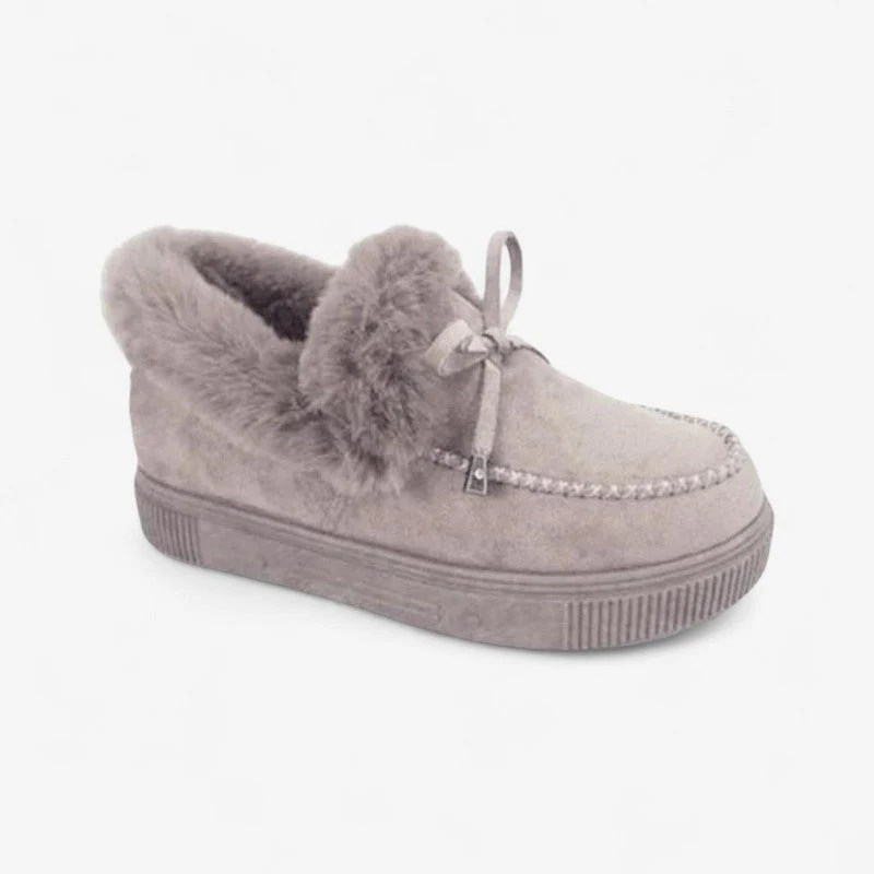 Natalia - buty z okrągłym noskiem, ozdobną frędzelką i wsuwanym fasonem - Image 2