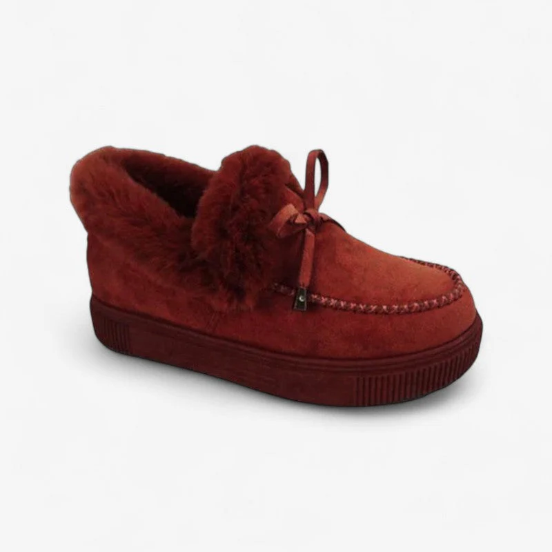 Natalia - buty z okrągłym noskiem, ozdobną frędzelką i wsuwanym fasonem - Image 5