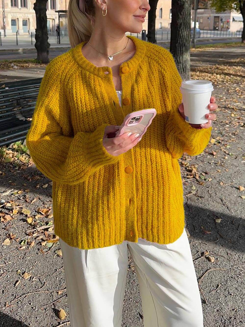 Nicole – wygodny damski sweter z dzianiny – miękki i stylowy - Image 3