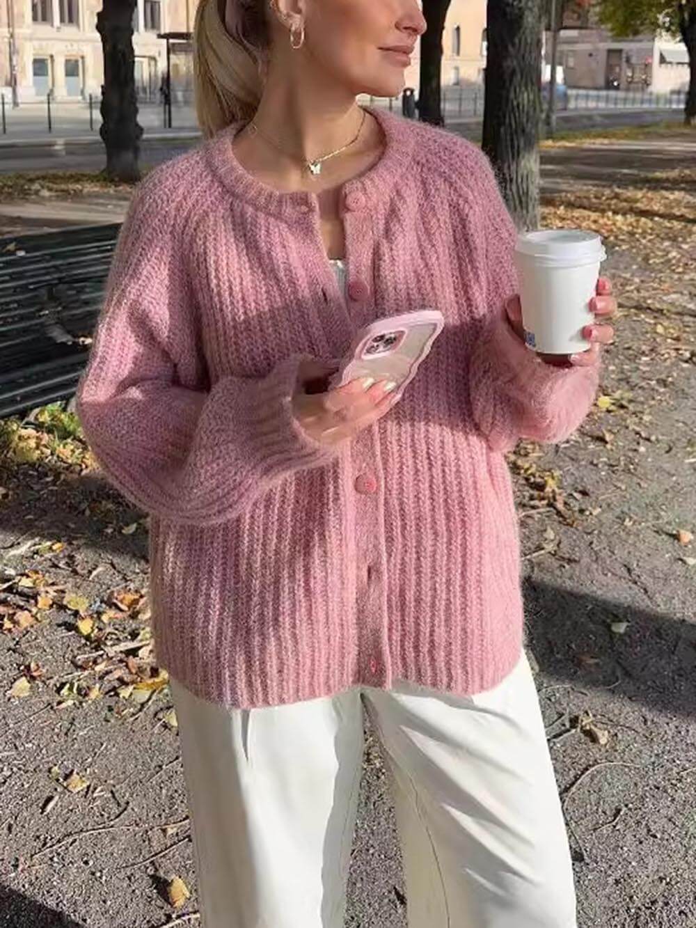 Nicole – wygodny damski sweter z dzianiny – miękki i stylowy - Image 7