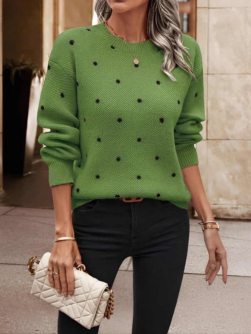 Patrice - Stylowy sweter w kropki dla kobiet - Image 6