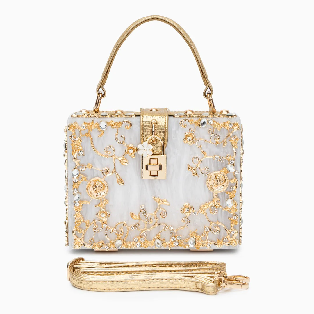 Petula | Torebka damska luksusowa mini z kryształkami elegancka - Image 7