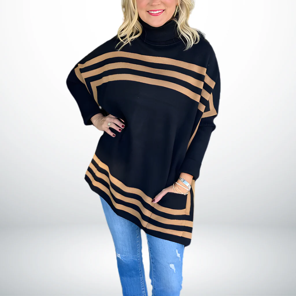 Precious | Komfortowy sweter damski casual, miękka dzianina, luźny fason