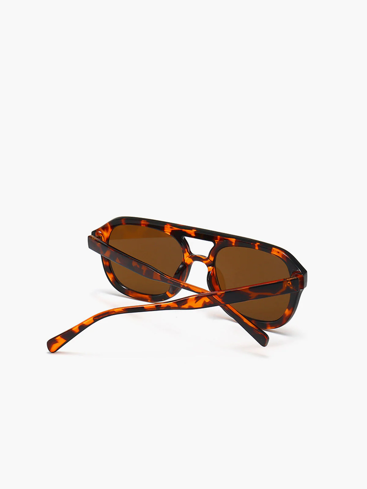 Risa | Okulary przeciwsłoneczne damskie aviator oversize w brązowej panterkowej - Image 5