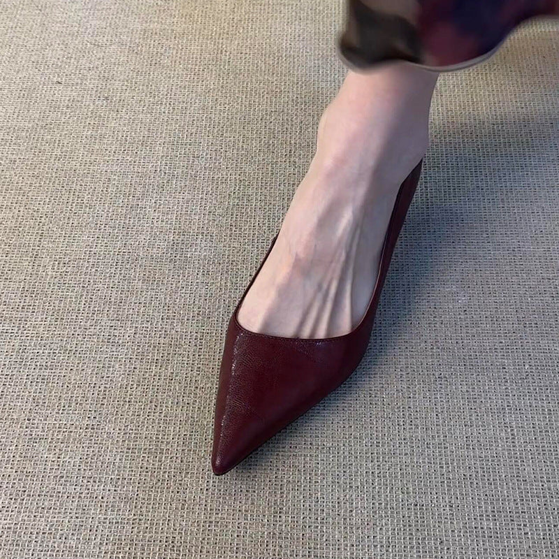 Sadie - Eleganckie skórzane botki na średnim obcasie dla kobiet - Image 3