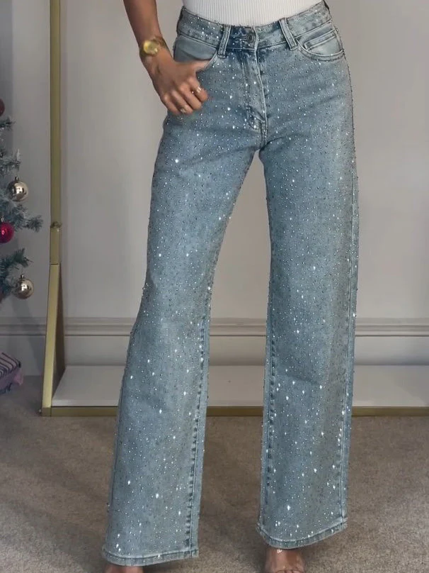 Shania | Jeansy damskie z wysokim stanem w eleganckim stylu