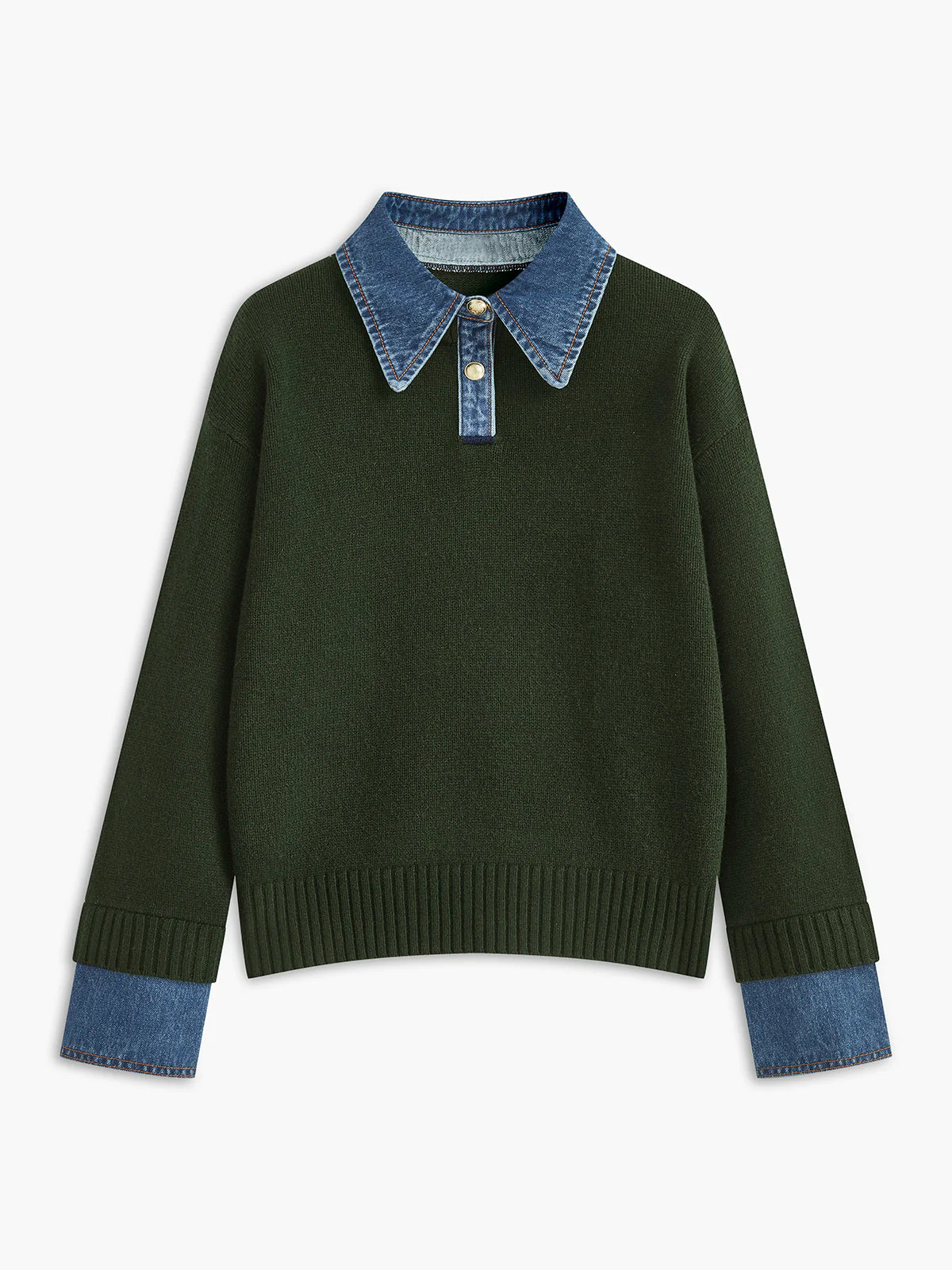 Terry – Sweter 2-w-1 z Odwróconym Panelem - Image 3